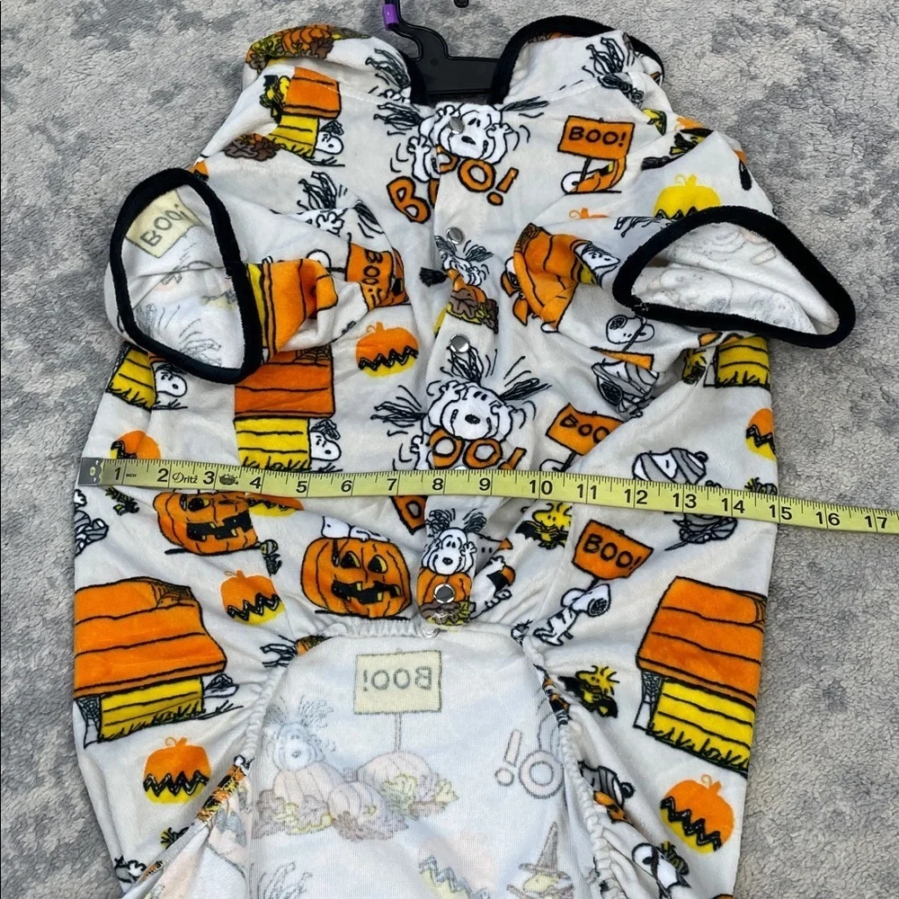 NWT Berkshire Snoopy Peanuts Halloween Pumpkin Dog Pajamas Soft Sz L